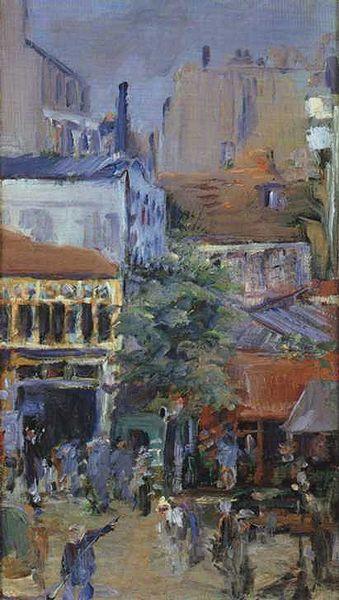 Edouard Manet Vue prise pres de la Place Clichy Spain oil painting art